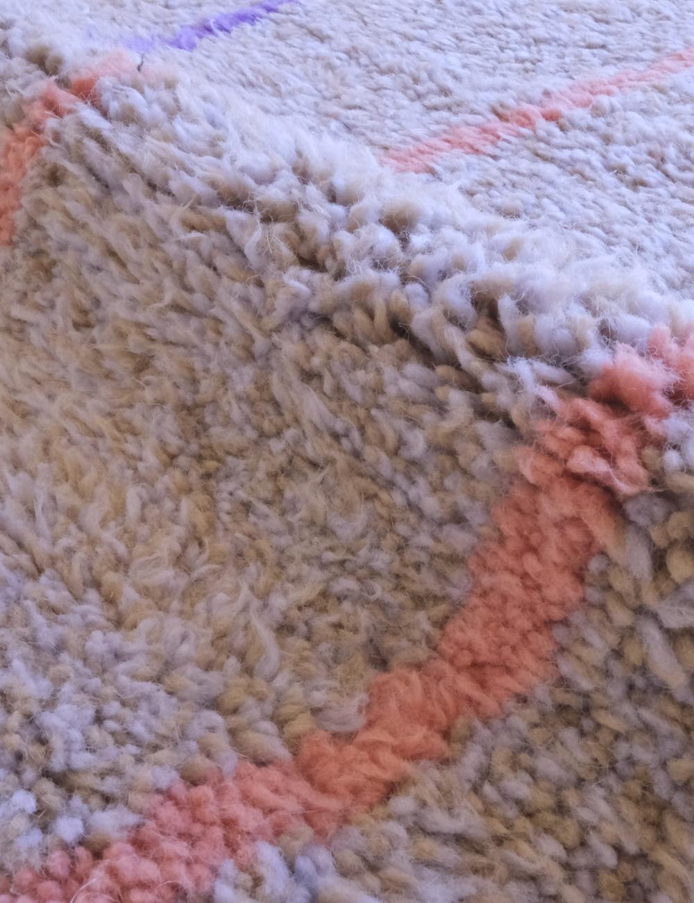 Handwoven Moroccan Wool Rug 9.9 x 6.4 ft / 303 x 196 cm