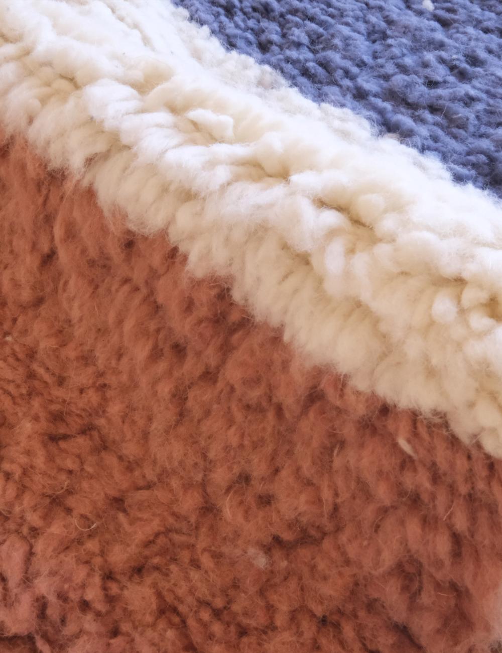 Handwoven Moroccan Wool Rug 11.4 x 8 ft / 348 x 246 cm