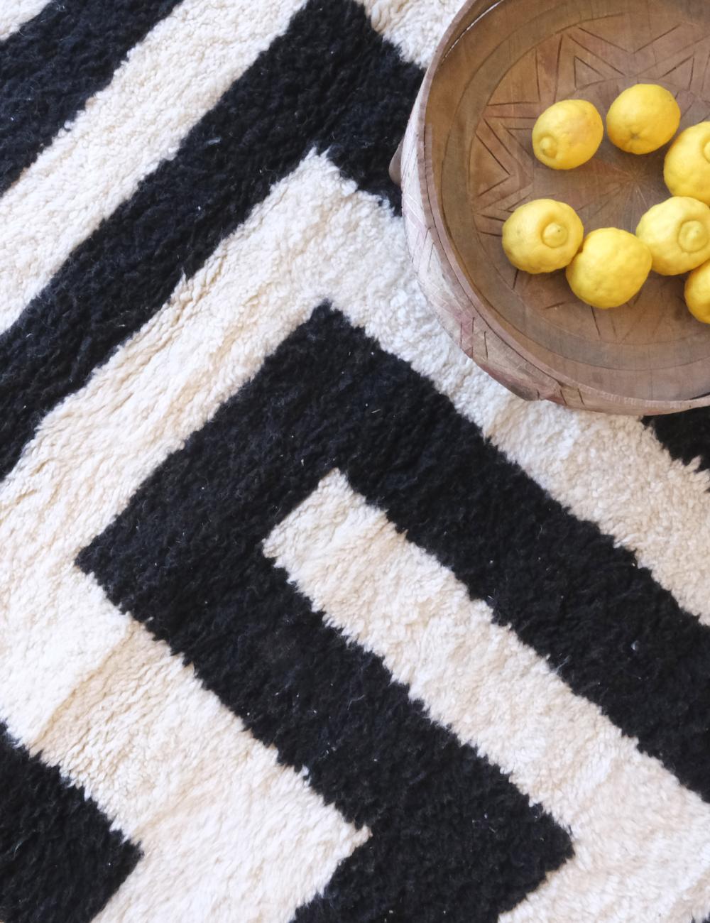 Handwoven Moroccan Wool Rug 11.4 x 7.9 ft / 347 x 242 cm