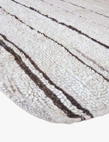 Kilim Beni Ourain Moroccan Wool Rug 11.5 x 6.6 ft / 350 x 204 cm - Surcoma
