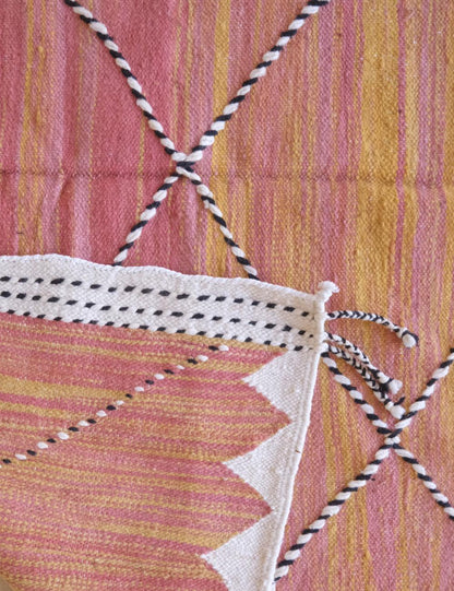 Kilim Moroccan Flatwoven Rug 9.8 x 6.3 ft / 300 x 192 cm - Surcoma