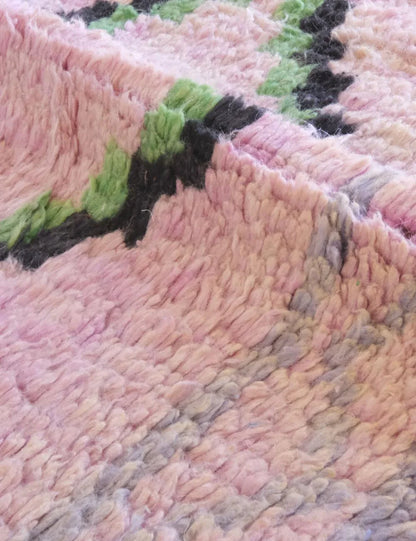 Lavender Purple Runner Wool Rug 12.7 x 2.5 ft / 388 x 79 cm - Surcoma