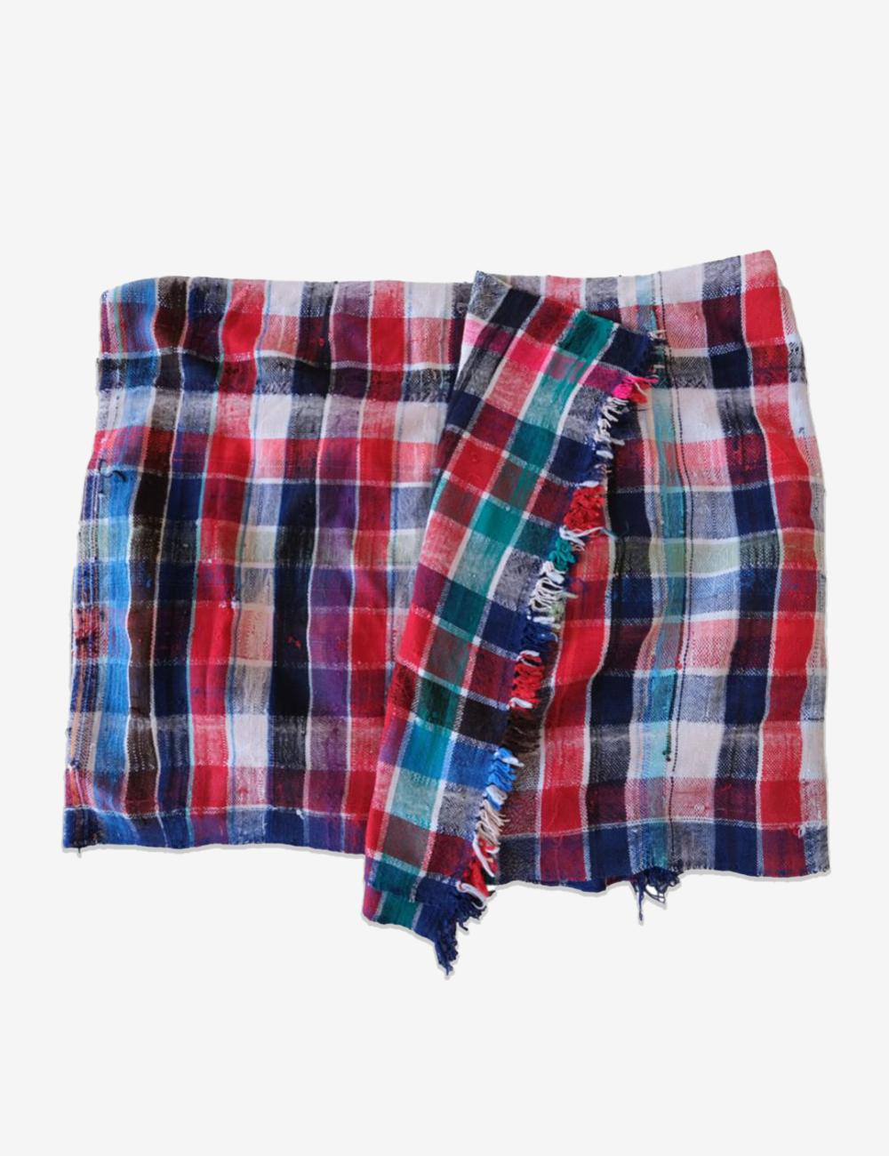 Moroccan Haik Berber Vintage Blanket 7.1 x 5 ft / 240 x 153 cm