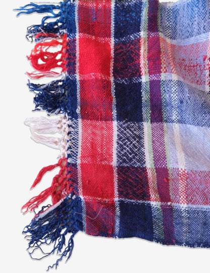 Moroccan Haik Berber Vintage Blanket 7.1 x 5 ft / 240 x 153 cm