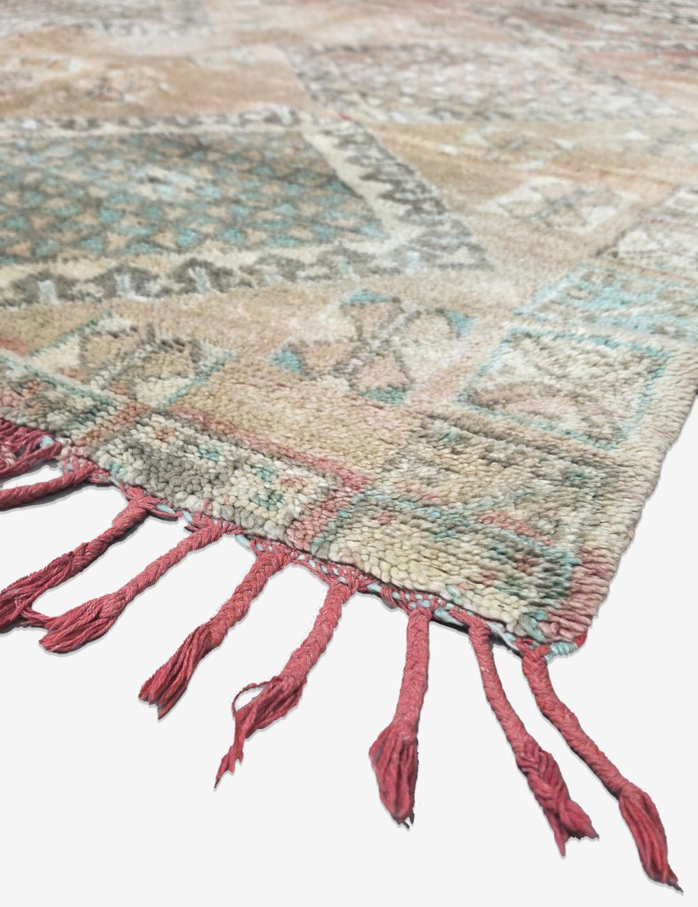 Mid Century Moroccan Rug 9.4 x 5.9 ft / 286 x 181 cm