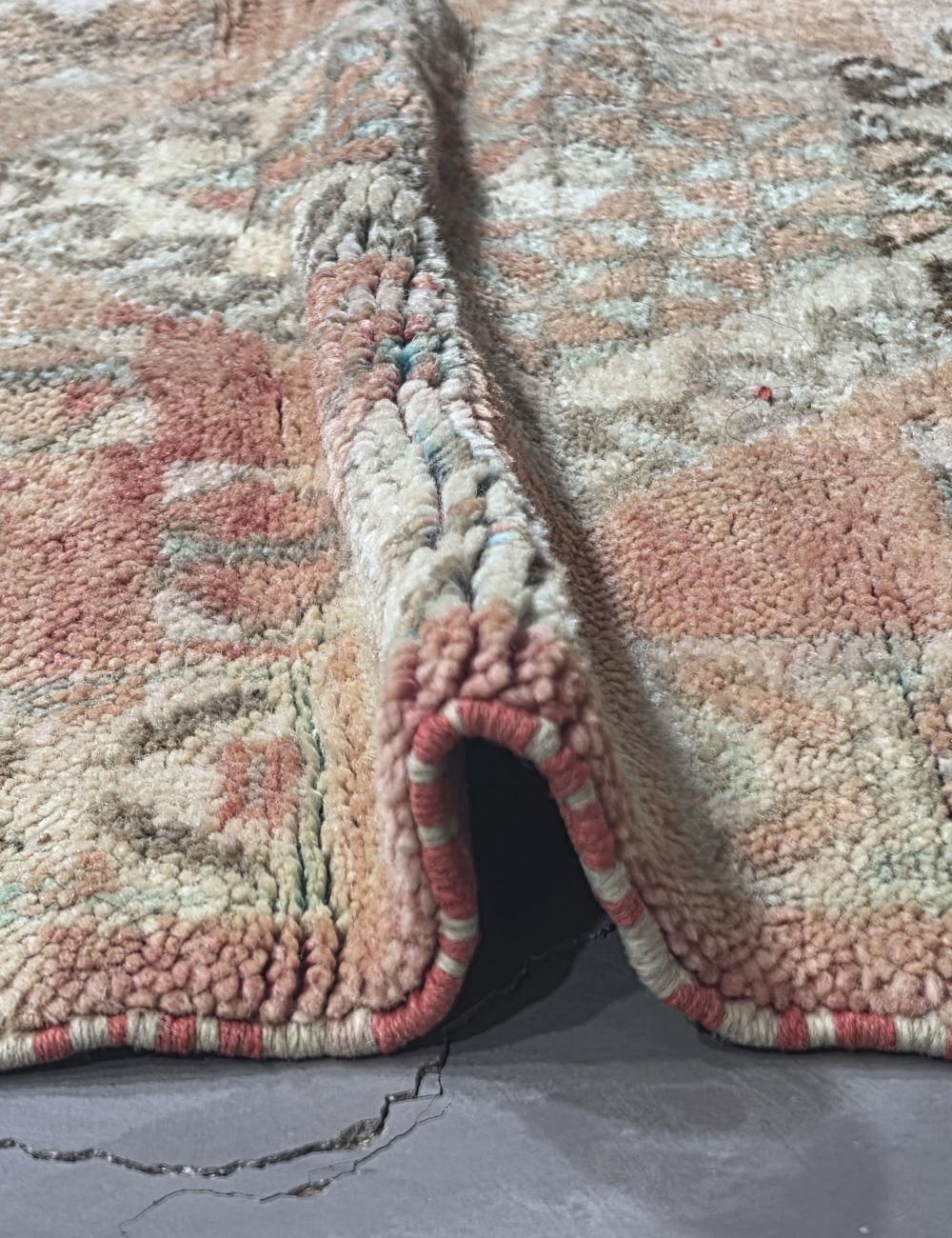 Mid Century Moroccan Rug 9.4 x 5.9 ft / 286 x 181 cm