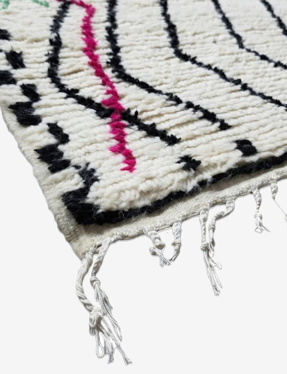 Modern Abstract Azilal Rug 9.8 x 6.2 ft / 300 x 190 cm