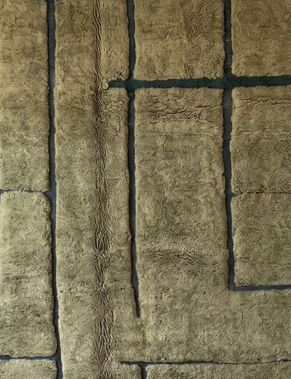 Green Beni Mrirt Moroccan Custom Rug - Forma 85