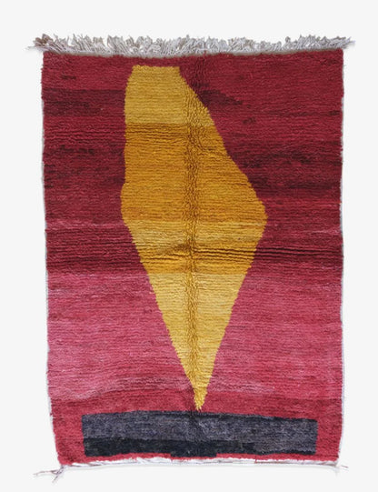 Modern Moroccan Area Rug 7.8 x 5.5 ft / 238 x 168 cm - Surcoma