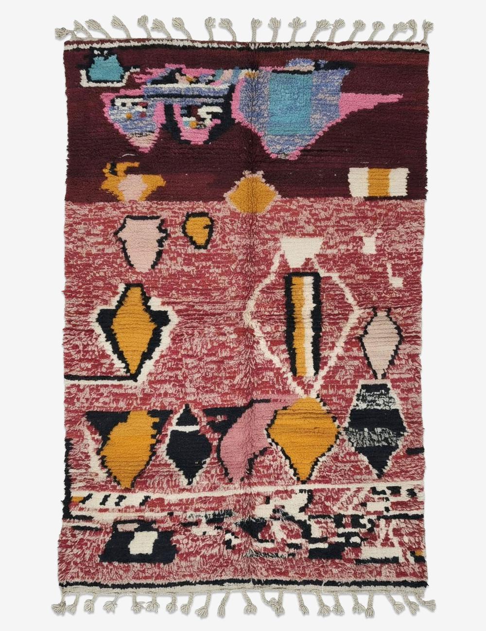 Authentic Handwoven Modern Wool Rug 9.4 x 5.8 ft / 288 x 177 cm
