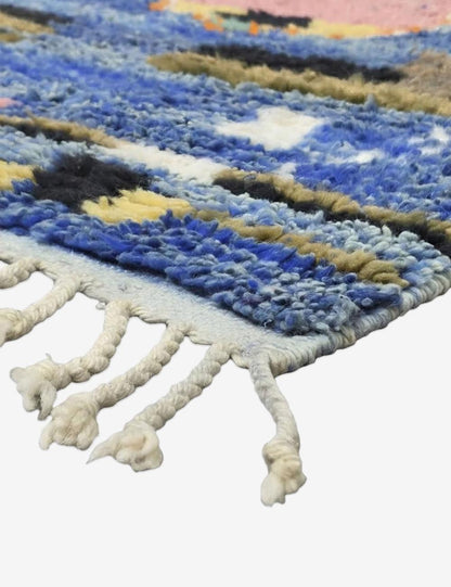 Handwoven Berber Wool Rug 8.5 x 6.7 ft / 260 x 205 cm