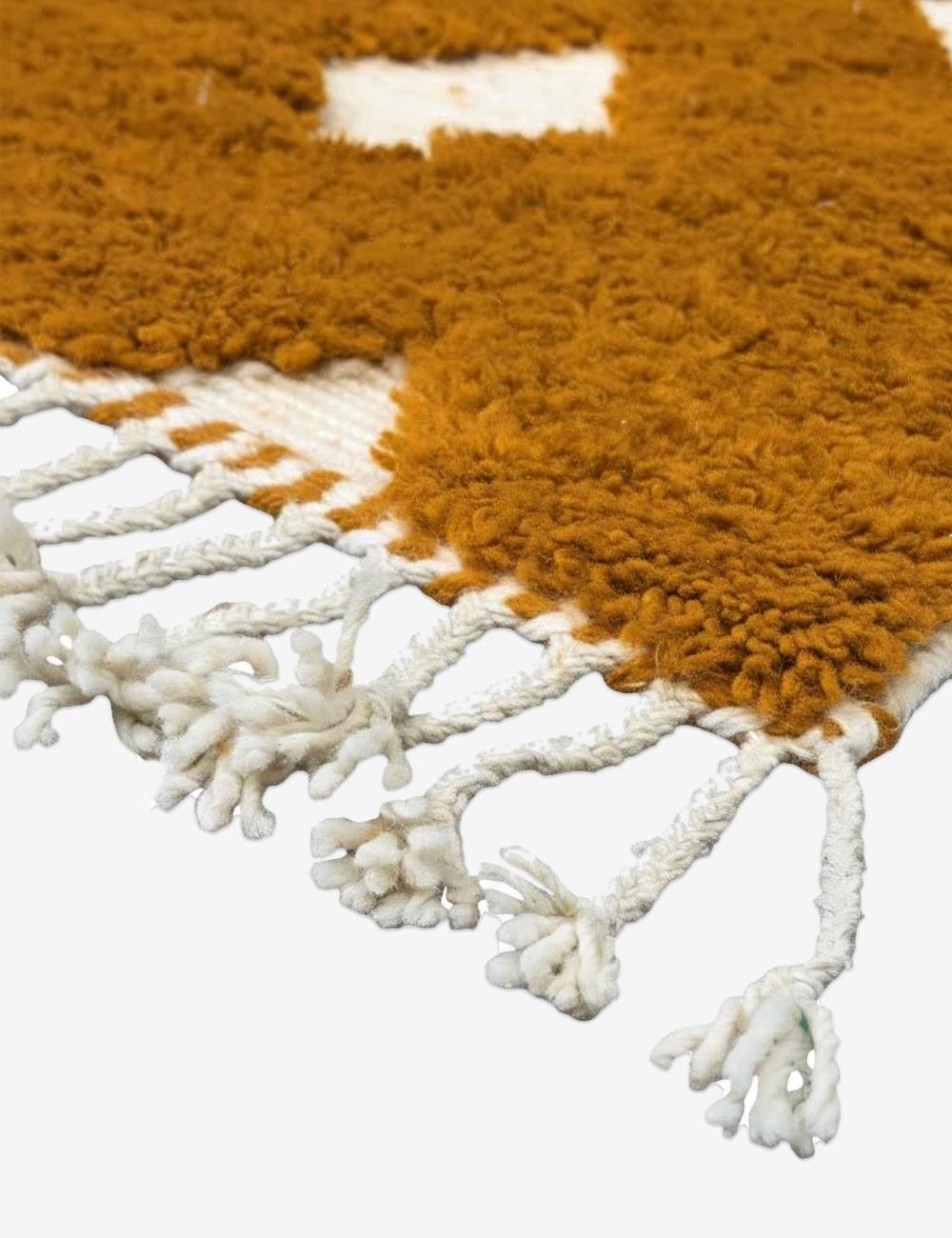 Mustard Moroccan Rug 9.8 x 8.2 ft / 300 x 250 cm