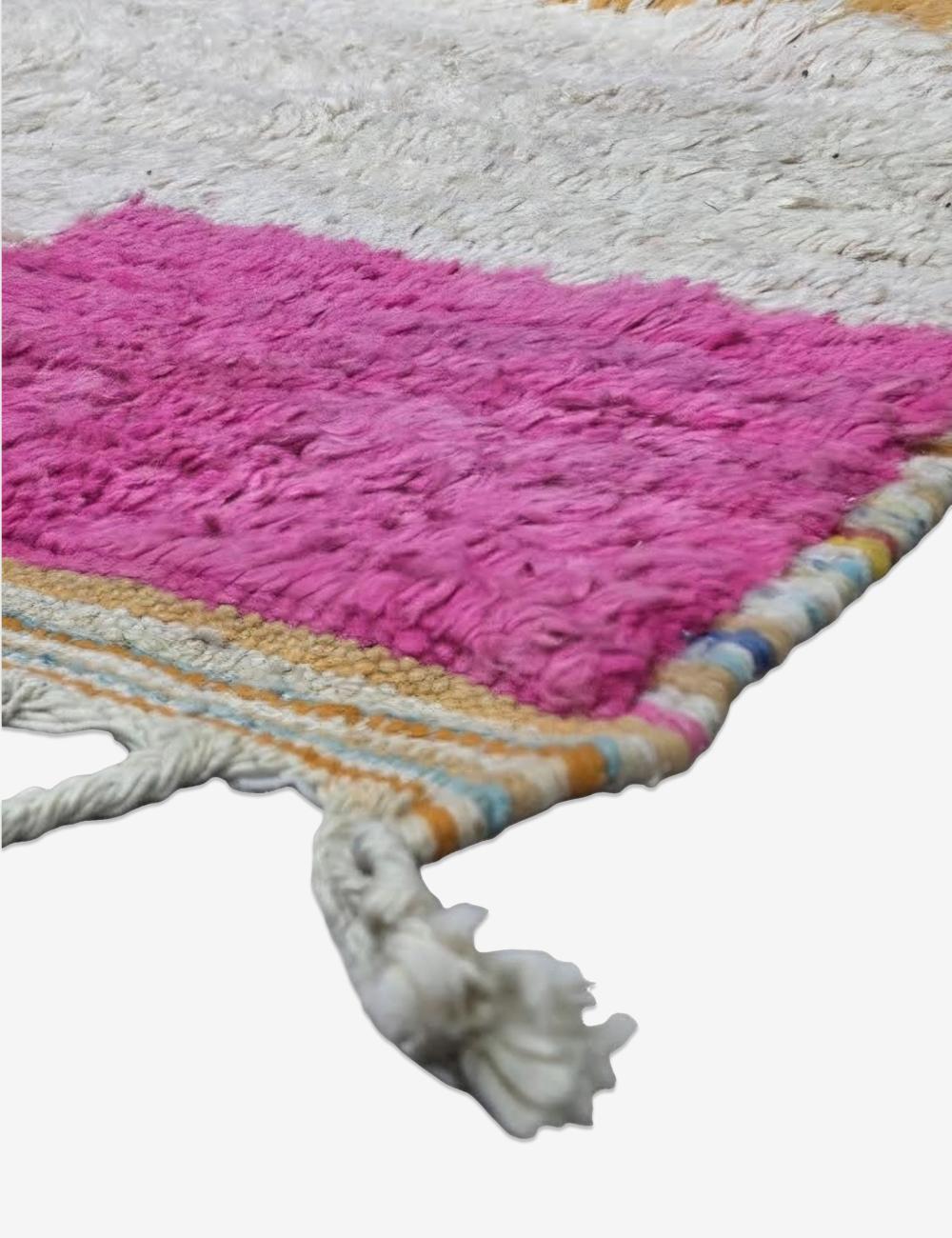 Sunset Handwoven Berber Wool Rug 9.4 x 6.6 ft / 286 x 202 cm