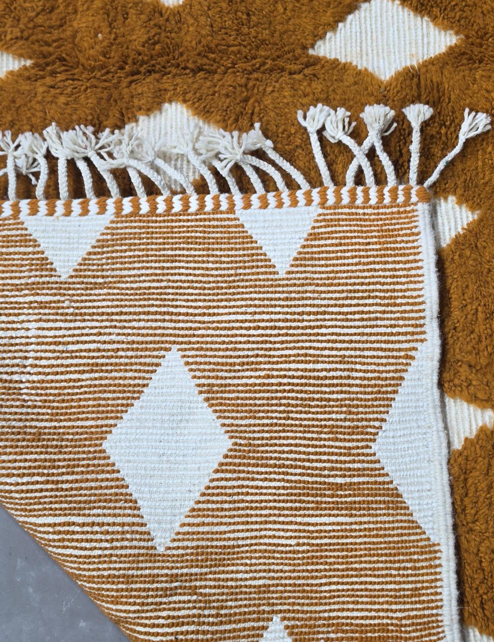 Mustard Moroccan Rug 9.8 x 8.2 ft / 300 x 250 cm