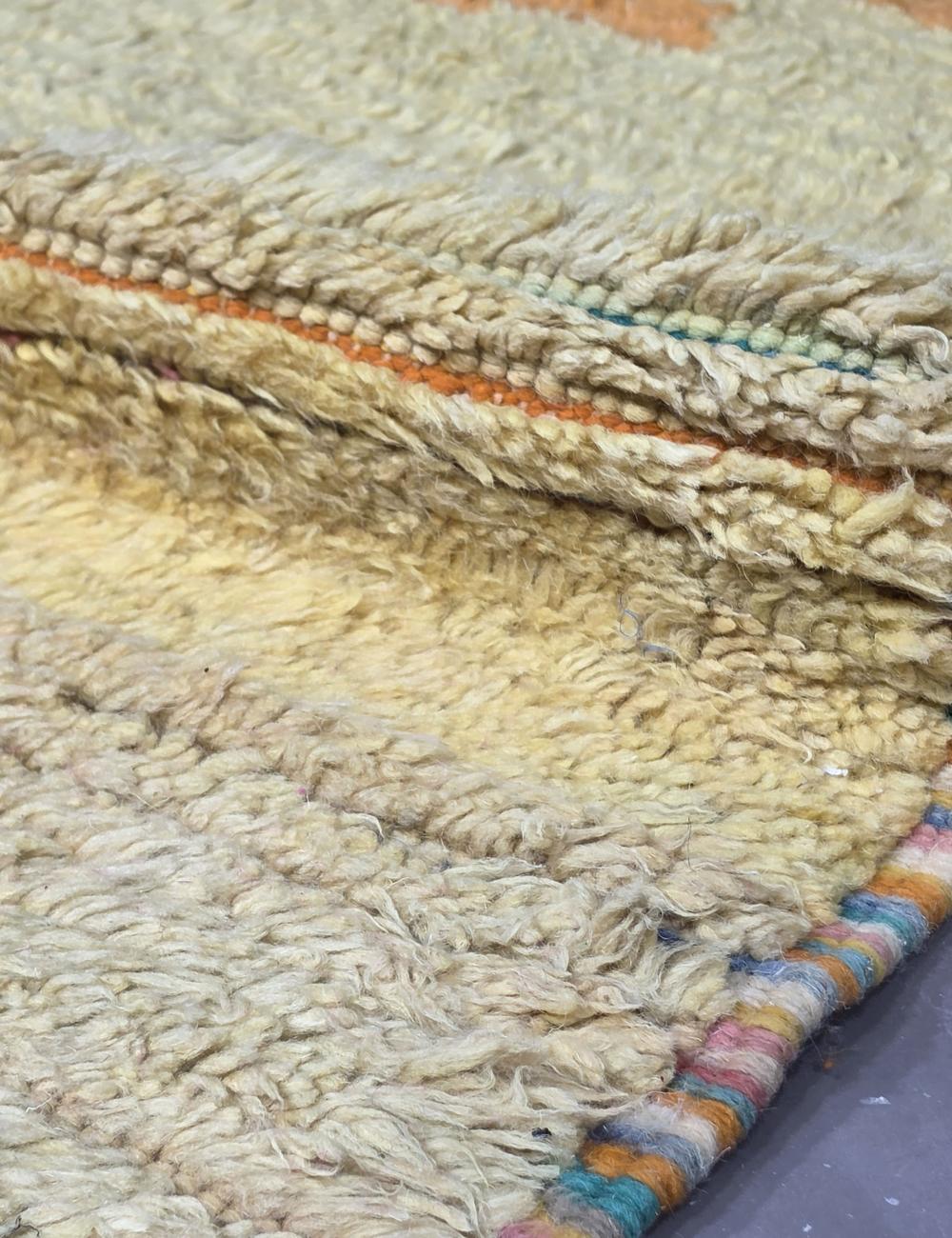Sunset Handwoven Berber Wool Rug 9.4 x 6.6 ft / 286 x 202 cm