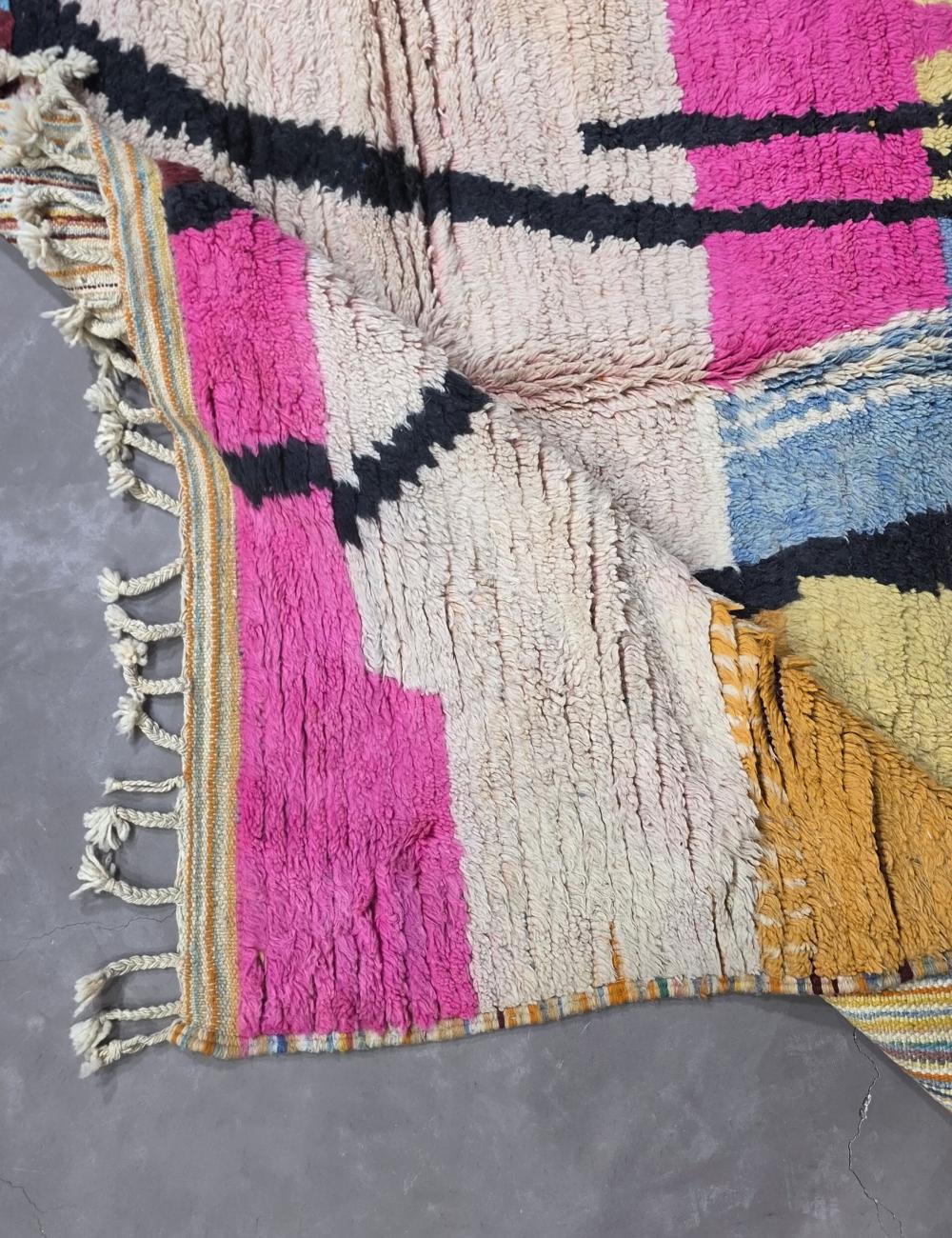 Sunset Handwoven Berber Wool Rug 9.4 x 6.6 ft / 286 x 202 cm