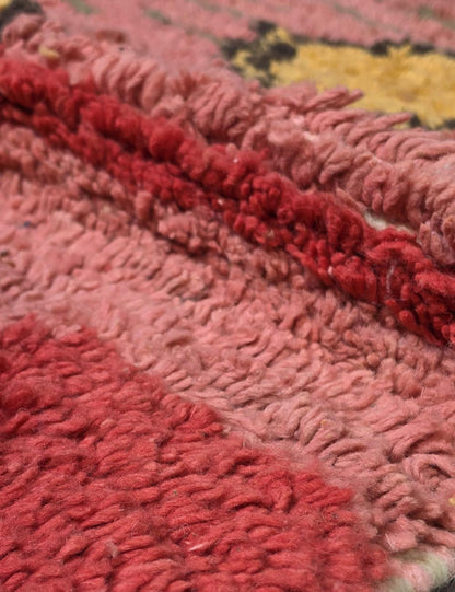 Handmade Abstract Berber Wool Rug 8.9 x 6.6 ft / 272 x 204 cm