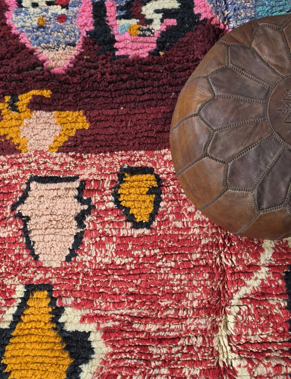 Authentic Handwoven Modern Wool Rug 9.4 x 5.8 ft / 288 x 177 cm