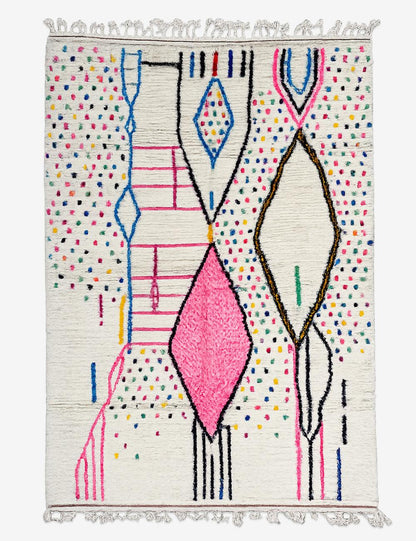 Artisan Berber Azilal Rug 10.2 x 6.5 ft / 310 x 200 cm