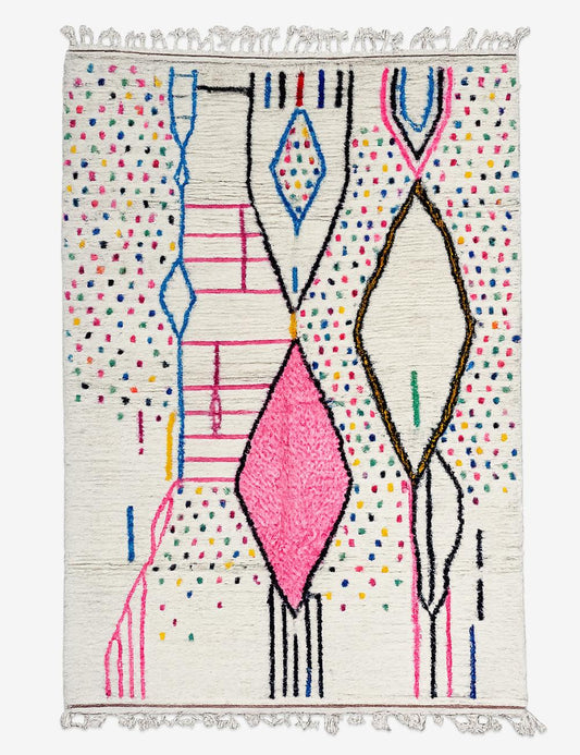 Artisan Berber Azilal Rug 10.2 x 6.5 ft / 310 x 200 cm