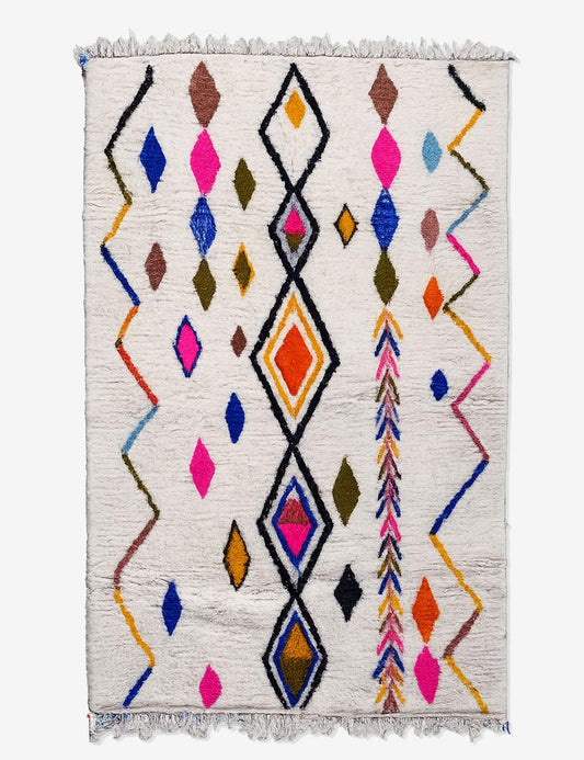Berber Neon Rug 9.8 x 6.5 ft / 300 x 200 cm
