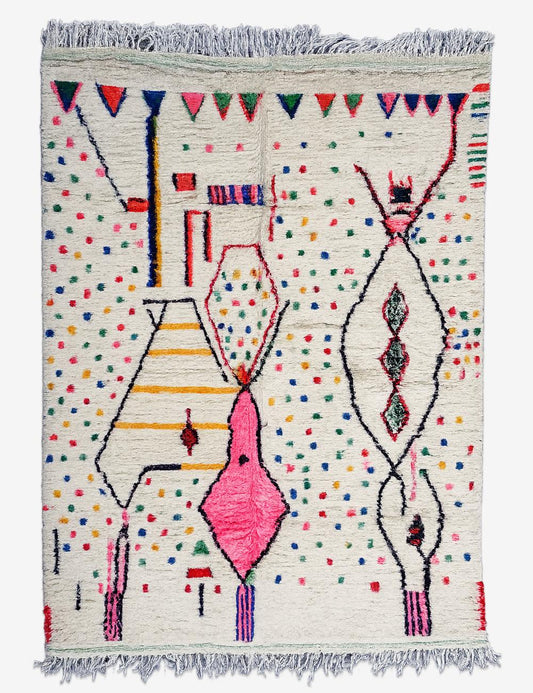 Moroccan Neon Azilal Rug 9.8 x 6.2 ft / 300 x 190 cm