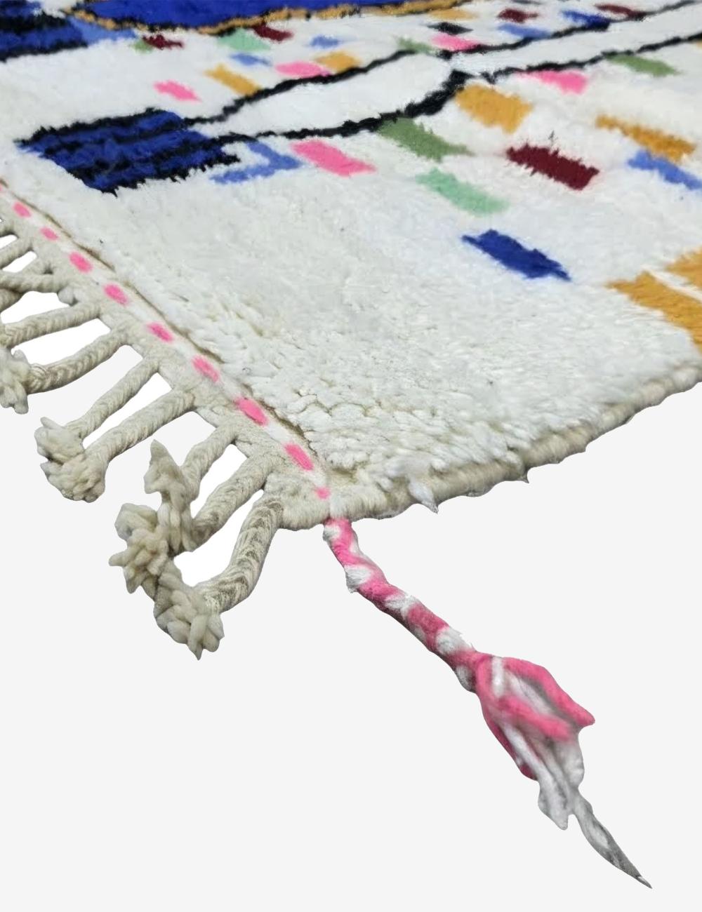 Moroccan Berber Wool Carpet 9.1 x 6.5 ft / 278 x 200 cm