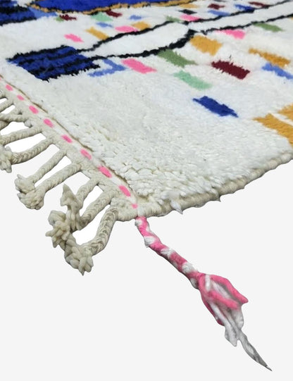 Moroccan Berber Wool Carpet 9.1 x 6.5 ft / 278 x 200 cm