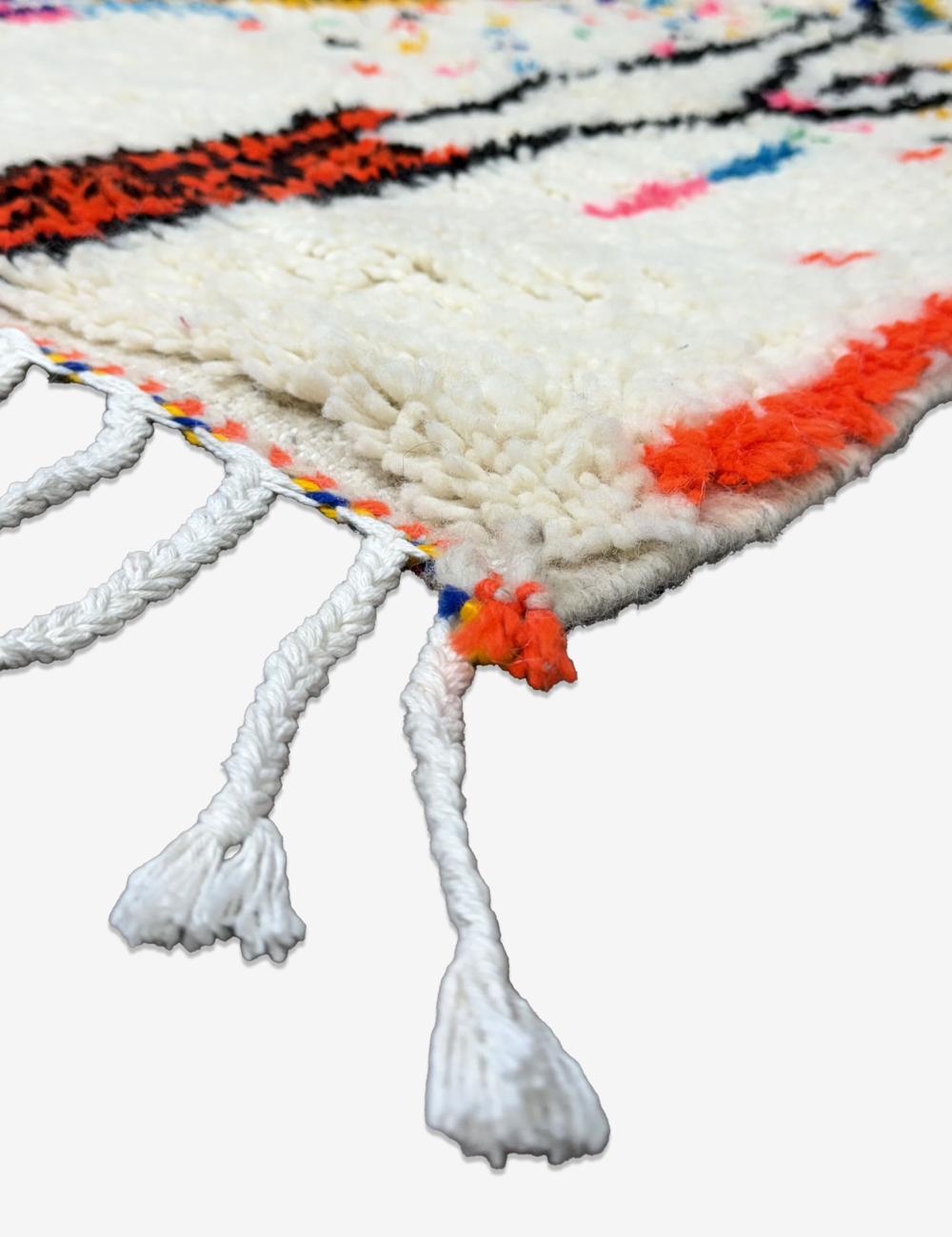 Modern Playful Azilal Rug 8.3 x 5.2 ft / 254 x 160 cm