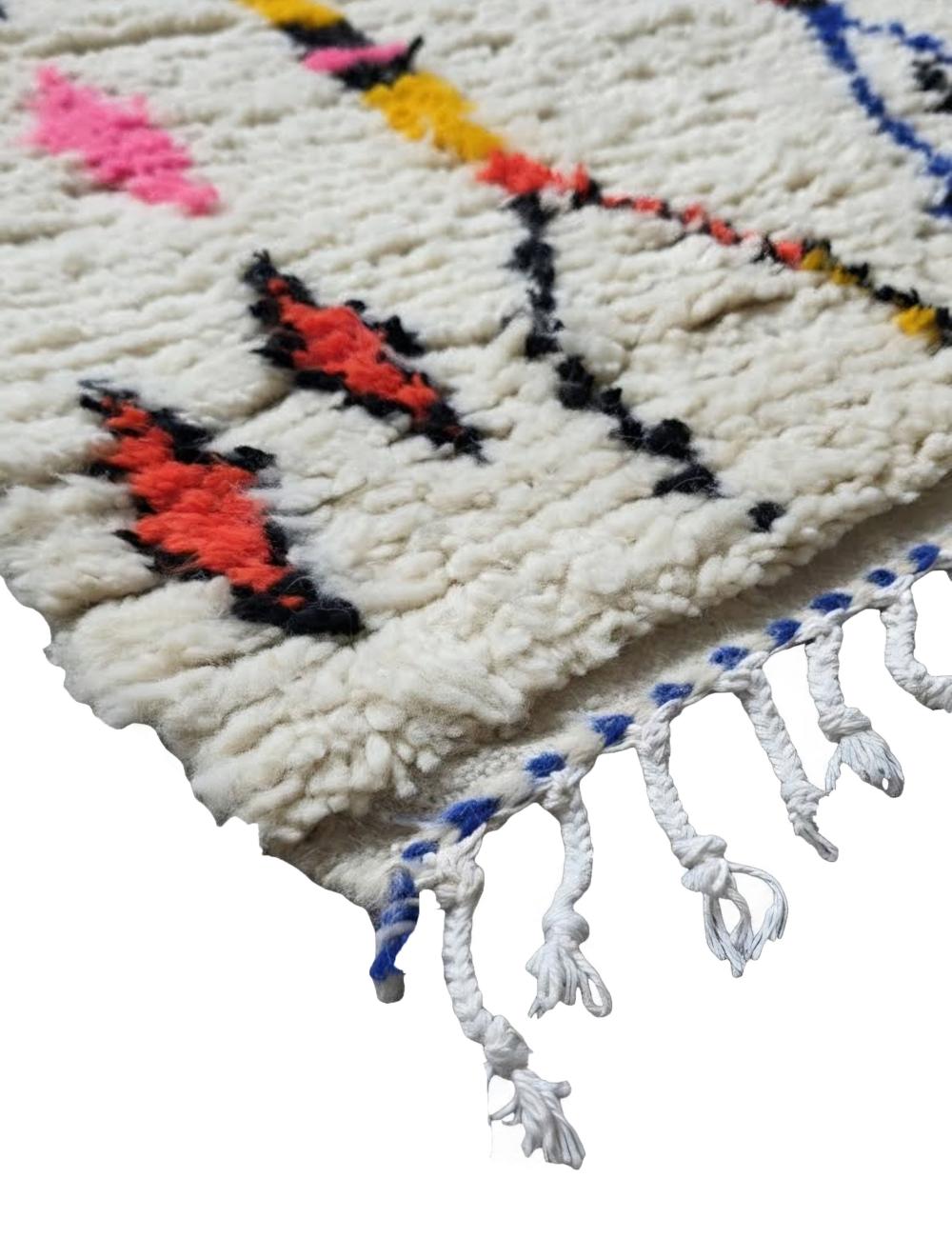Handknotted Abstract Azilal Rug 9.4 x 5.9 ft / 286 x 182 cm