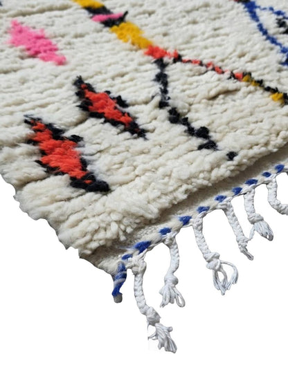 Handknotted Abstract Azilal Rug 9.4 x 5.9 ft / 286 x 182 cm