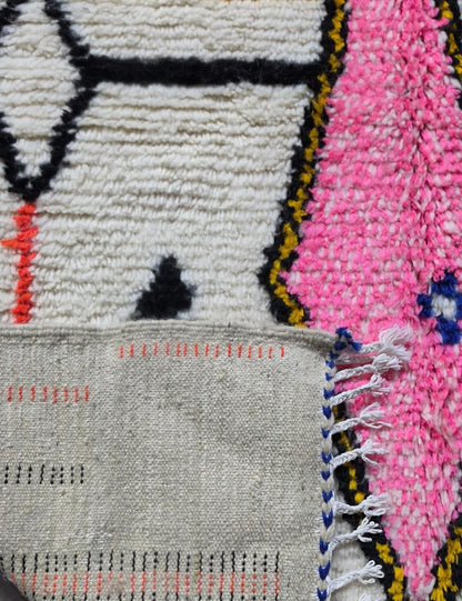 Moroccan Wool Neon Rug - 8.2 x 4.9 ft / 250 x 152 cm