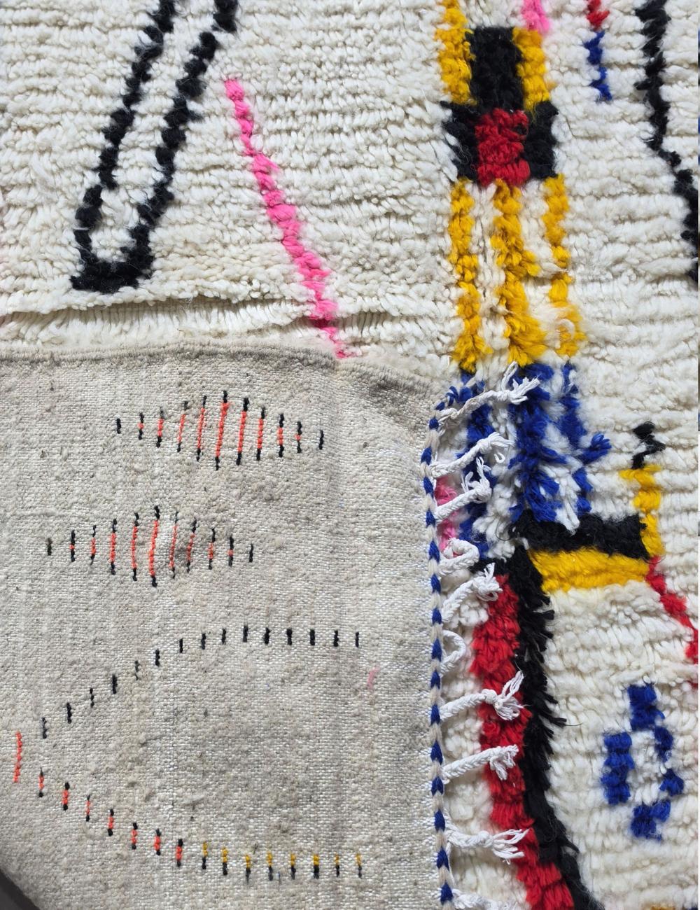 Handknotted Abstract Azilal Rug 9.4 x 5.9 ft / 286 x 182 cm