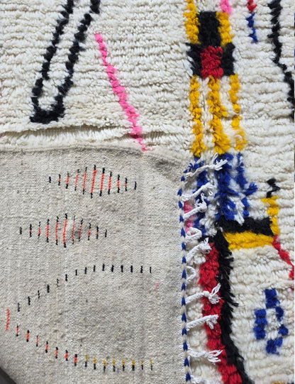 Handknotted Abstract Azilal Rug 9.4 x 5.9 ft / 286 x 182 cm