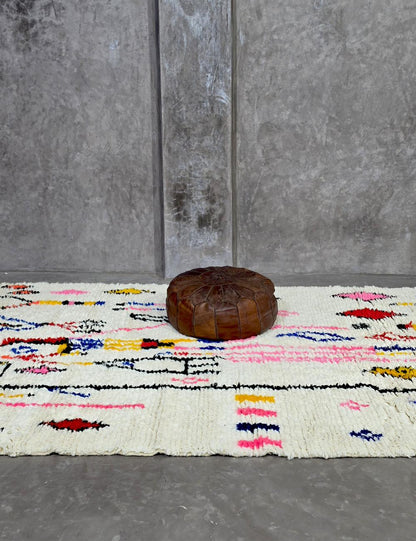Handknotted Abstract Azilal Rug 9.4 x 5.9 ft / 286 x 182 cm