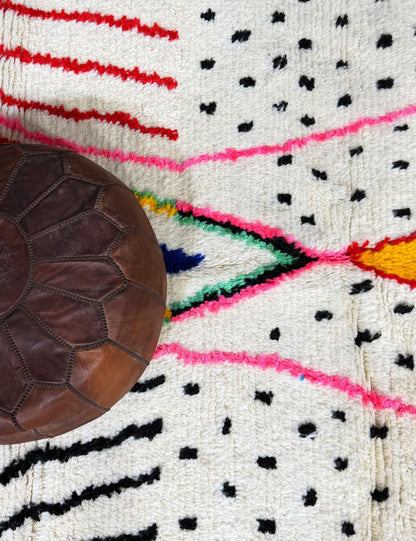 Handmade Berber Azilal Rug 9.8 x 6.2 ft / 300 x 190 cm