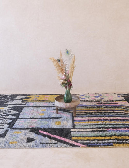 Moroccan Abstract Rug 10.2 x 6.4 ft / 311 x 197 cm - Surcoma