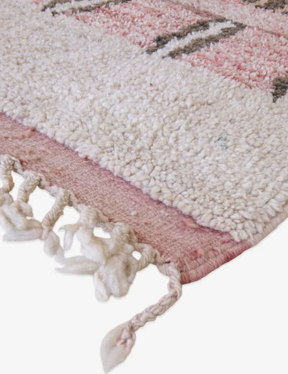 Moroccan Abstract Runner Rug 9.7 x 2 ft / 297 x 61 cm - Surcoma