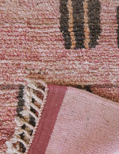 Moroccan Abstract Runner Rug 9.7 x 2 ft / 297 x 61 cm - Surcoma