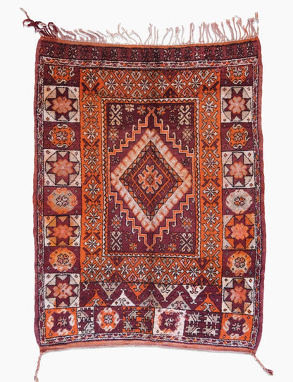 Moroccan Arabia Wool Rug 9.3 x 6.8 ft / 283 x 210 cm - Surcoma