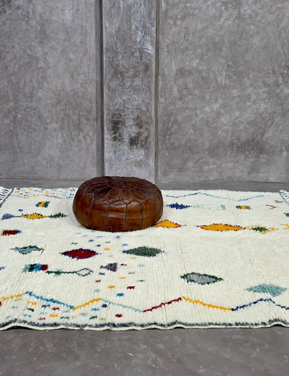Moroccan Artisan Azilal Rug 7.2 x 6.2 ft / 219 x 189 cm