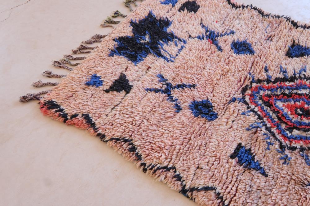 Handmade Tribal Runner Rug 5.7 x 3.2 ft / 175 x 100 cm - Surcoma