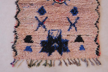 Handmade Wool Runner Rug 5.7 x 3.2 ft / 175 x 100 cm - Surcoma