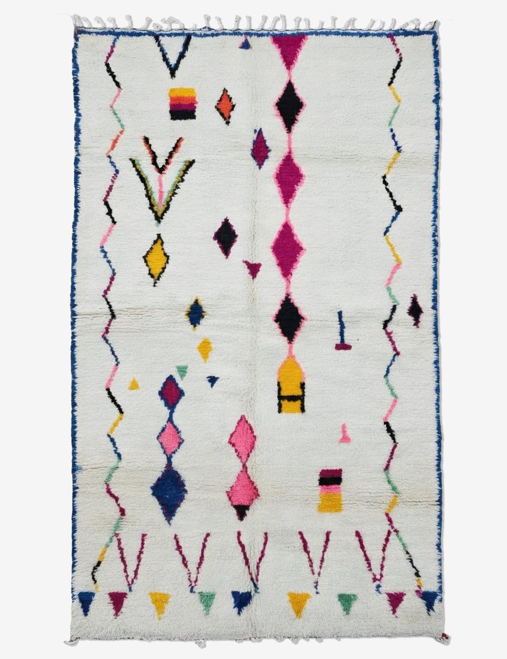 Moroccan Rug Carpet 9.8 x 5.9 ft / 300 x 180 cm
