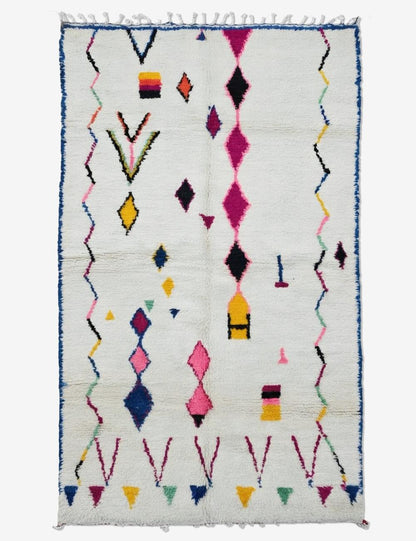 Moroccan Rug Carpet 9.8 x 5.9 ft / 300 x 180 cm