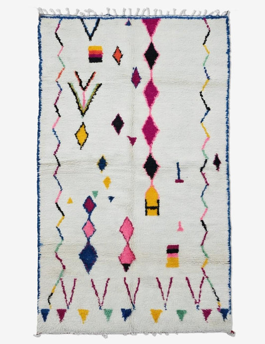 Moroccan Rug Carpet 9.8 x 5.9 ft / 300 x 180 cm