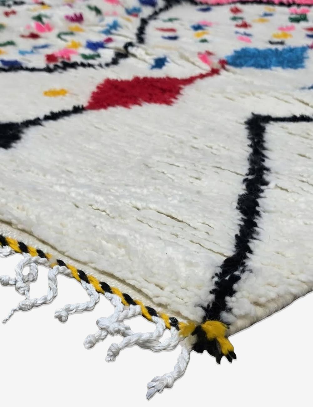 Moroccan Azilal Wool Rug 10.2 x 6.5 ft / 310 x 200 cm