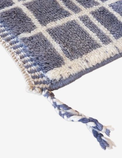 Beni Mrirt Customized Moroccan Luxury Blue Rug - Surcoma