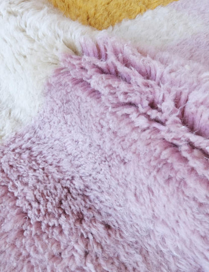 Beni Mrirt Contemporary Luxury Wool Rug 5.2 x 3.3 ft / 157 x 102 cm - Surcoma
