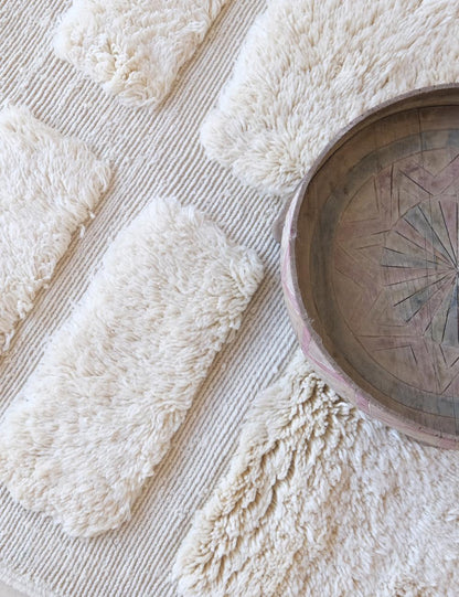 Beni Mrirt Custom Moroccan Luxurious Wool Rug - Surcoma